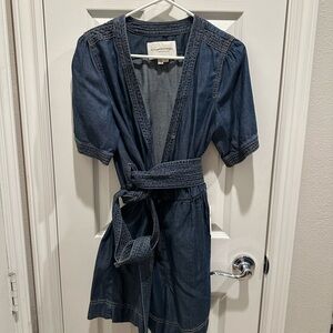 Pilcro Indigo Denim Romper